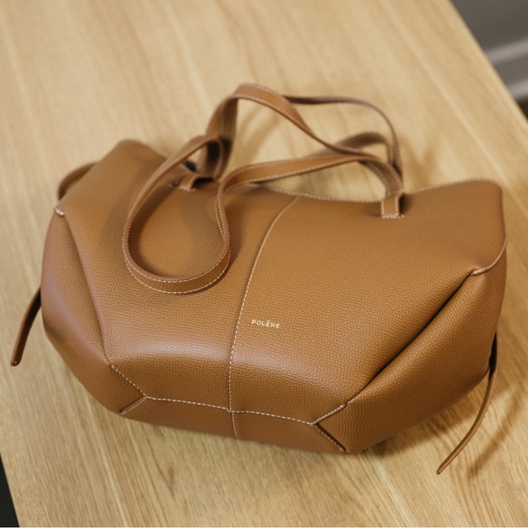 Polene Mini Cyme - Textured Camel - Picture 3 of 8